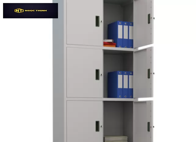 Tủ sắt sơn tĩnh điện gồm 6 khoang TS09K6N